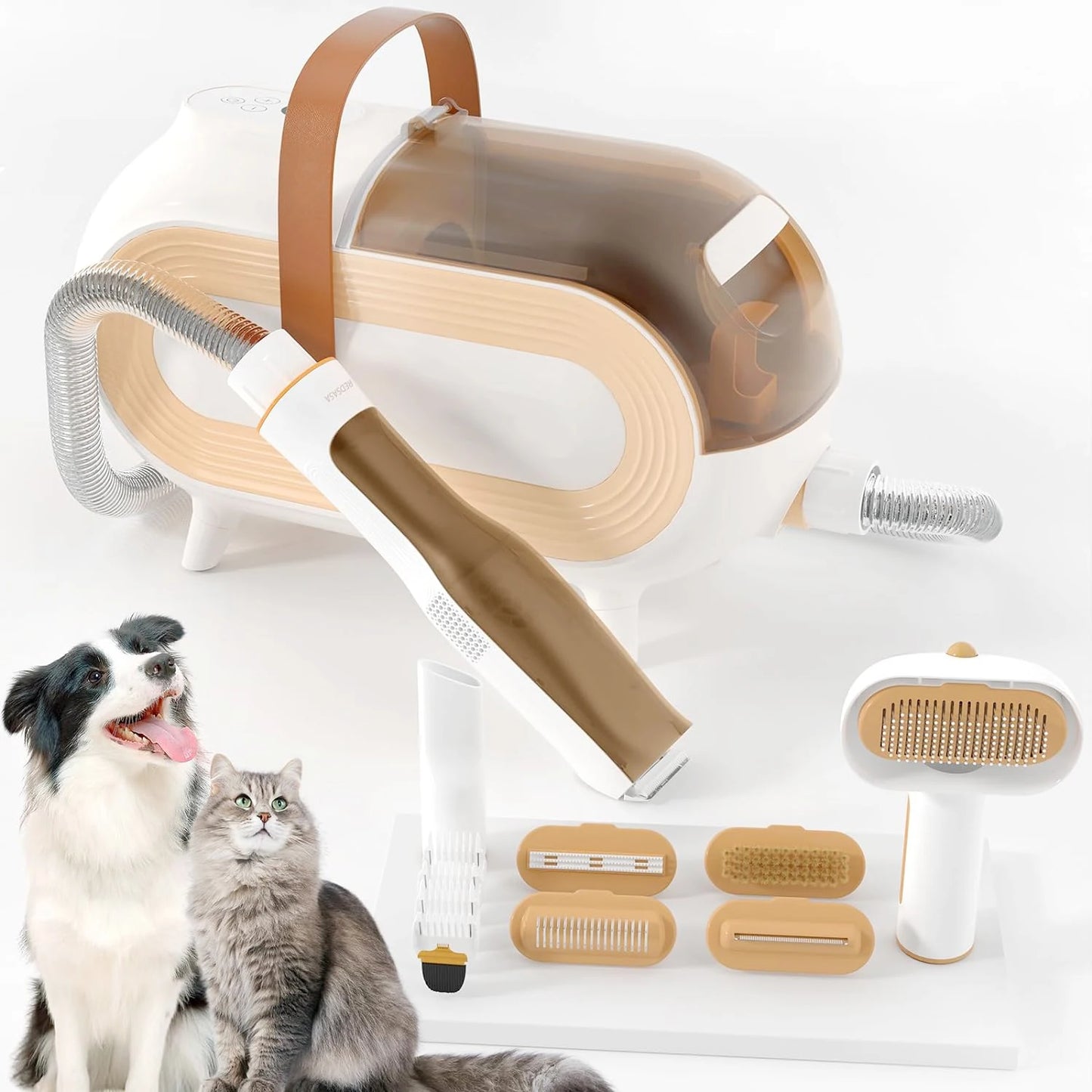 Aureen™ Pet Grooming Vacuum Kit 7-in-1