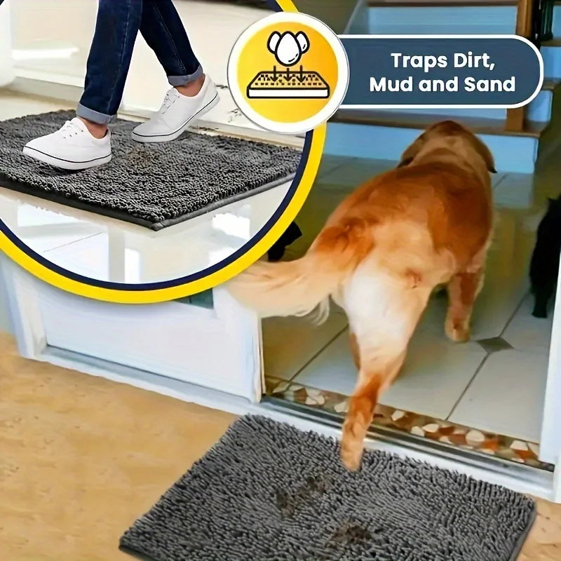 Dog quick-drying microfiber doormat