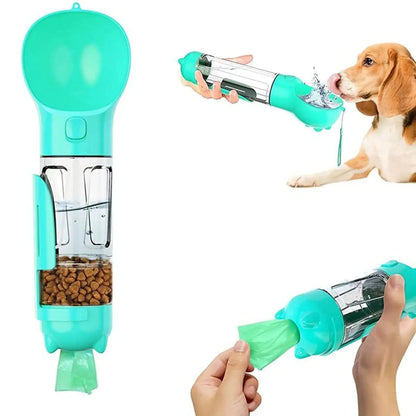 Portable dog water bottle for hiking